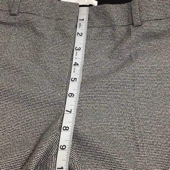 Boss Women Tulea3 Black High Waist Wide Leg Trouser Pants Houndstooth New Size 4 - Picture 11 of 16